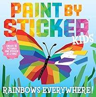 Algopix Similar Product 2 - Paint by Sticker Kids Rainbows