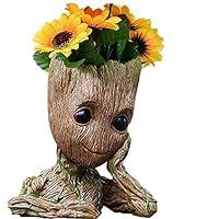 Algopix Similar Product 2 - ZUSONUD Baby Groot Pen Pot Tree Man