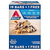 Algopix Similar Product 2 - Atkins Snack Caramel Chocolate Nut Roll
