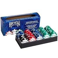 Algopix Similar Product 13 - Bicycle 8G 100Count Clay Poker Chips