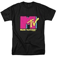 Algopix Similar Product 1 - Popfunk MTV Hot Pink Logo Unisex Adult