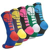 Algopix Similar Product 10 - OLCHEE Boys Sock Basketball Soccer