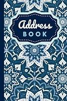 Algopix Similar Product 2 - Address Book Hardcover  Navy Blue