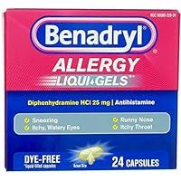 Algopix Similar Product 15 - Benadryl LiquiGels Antihistamine
