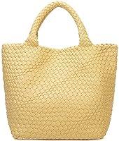 Algopix Similar Product 5 - Queenoris Woven Bag for Women Vegan