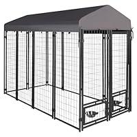 Algopix Similar Product 12 - Yardenaler Outdoor Dog Kennel 4 x 8