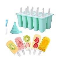 Algopix Similar Product 13 - YSBER Popsicle Molds 10 Pieces Easy