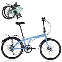 Algopix Similar Product 3 - BALINGE 24 Inch Folding Bike with