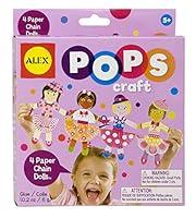 Algopix Similar Product 14 - ALEX Toys POPS Craft 4 Paper Chain Dolls
