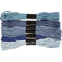 Algopix Similar Product 1 - Embroidery Floss Assortment 1 mm blue
