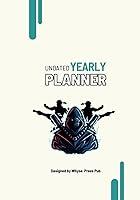 Algopix Similar Product 1 - Ninja Samurai Undated Yearly Planner