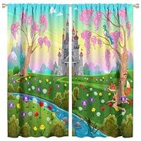 Algopix Similar Product 4 - Cartoon Curtains Fairytale Themed