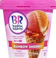 Algopix Similar Product 19 - BaskinRobbins Rainbow Sherbet 14oz