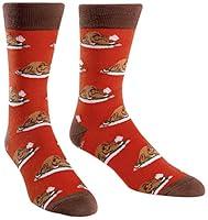 Algopix Similar Product 20 - Sock It To Me, Men's Crew: Turkey Time