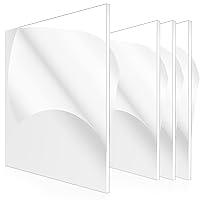 Algopix Similar Product 7 - 4 Pieces Acrylic Sheet White 12 x 12