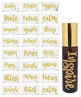 Algopix Similar Product 18 - Vinyl Essential Oil Labels Fits 10ml