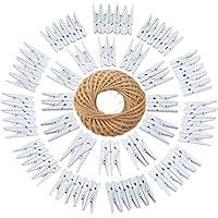 Algopix Similar Product 17 - jijAcraft 100Pcs Clothespins with