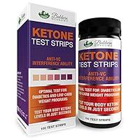 Algopix Similar Product 17 - Ketone Test Strips 100 Count Easy 