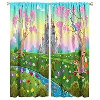 Algopix Similar Product 11 - Cartoon Curtains Fairytale Themed