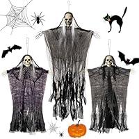 Algopix Similar Product 12 - 3PCS Halloween Skeleton Ghosts