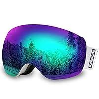 Algopix Similar Product 1 - AKASO OTG Ski Goggles Snowboard