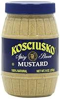 Algopix Similar Product 19 - Kosciusko Spicy Brown Mustard, 9 oz