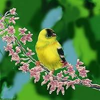 Algopix Similar Product 9 - Continental Art Center Gold Finch On A