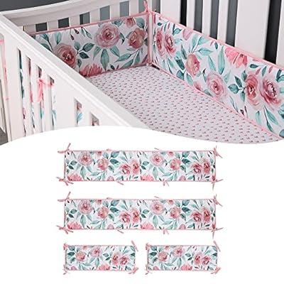 Best Deal for 4 in 1 Breathable Cotton Crib Bumper Pads for Baby