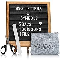 Algopix Similar Product 14 - Felt Letter Board 10x10 Inch with