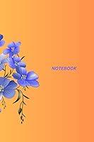 Algopix Similar Product 6 - Orange colorful blank lined notebook