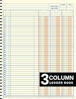 Algopix Similar Product 16 - Columnar Pad Ledger Book Accounting