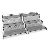 Algopix Similar Product 9 - SET of 2 Spice Rack Cabinet Organizers