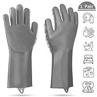 Algopix Similar Product 8 - Magic Silicone Dishwashing Gloves