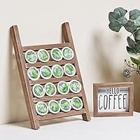 Algopix Similar Product 16 - GENMOUS Farmhouse K Cups Ladder Coffee