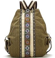 Algopix Similar Product 14 - Goodhan Women Canvas Backpack Daypack