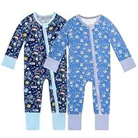 Algopix Similar Product 16 - Gaiibbt Footless Pajamas Girls 2pcs