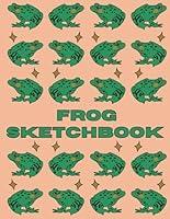 Algopix Similar Product 20 - Frog Sketchbook Cute Frog Notebook For