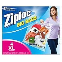 Algopix Similar Product 17 - Ziploc Storage Bags Double Zipper Seal