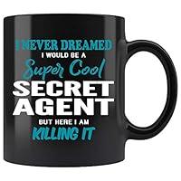 Algopix Similar Product 2 - Secret Agent Coffee Mug I Never