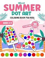 Algopix Similar Product 3 - Hello Summer Dot Art Coloring Book For