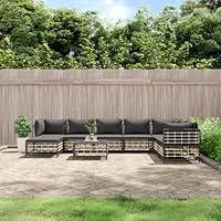 Algopix Similar Product 10 - EVERSTRO 9 Piece Patio Lounge Set with