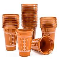 Algopix Similar Product 19 - JOYIN 72 Pcs 16oz Football Plastic
