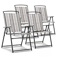 Algopix Similar Product 7 - VcJta Folding Outdoor Chairs Set of 4