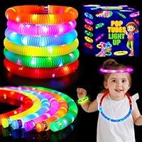 Algopix Similar Product 17 - 24 pcs Light Up Glow Sticks LED Pop