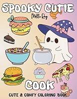 Algopix Similar Product 4 - Spooky Cutie Cook Coloring Book for