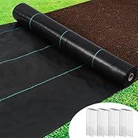 Algopix Similar Product 14 - ZXMOTO Weed Barrier 6FT x 100FT Heavy