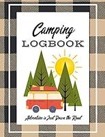 Algopix Similar Product 12 - Camping Logbook Adventure is Just Down