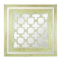 Algopix Similar Product 8 - Benjara BM170679 Glass Wooden Wall