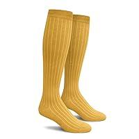 Algopix Similar Product 20 - Knee High Solid Color Cotton Socks for