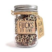 Algopix Similar Product 14 - Jar of Fucks 12oz Gift Jar for